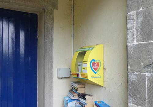 Photo Gallery Image - Defibrillator in the porch of the Village Hall